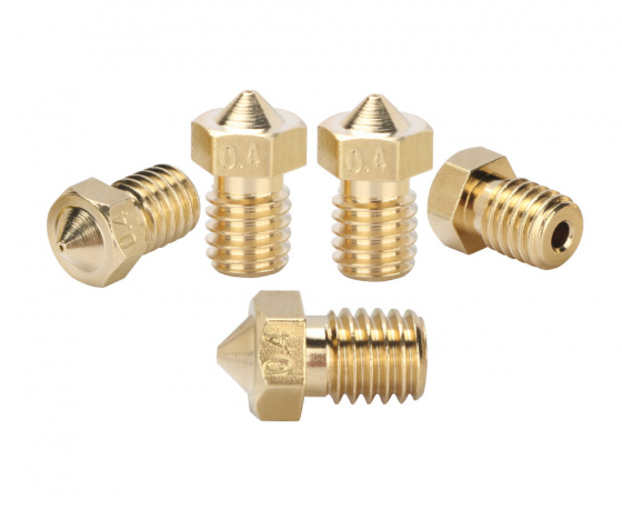 Фото 2 - Латунне сопло для J-головки екструдера V5 V6 5 шт