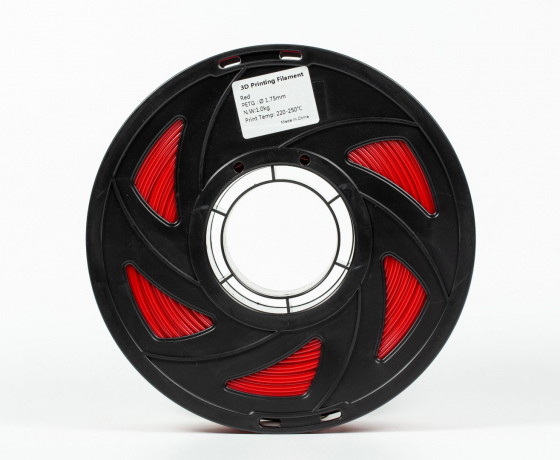 Фото 5 - PETG філамент (пластик) для 3D принтера Червоний 1кг, 1.75мм, 330м