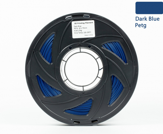 Фото 3 - PETG філамент (пластик) для 3D принтера Темно-синій 1кг, 1.75мм, 330м