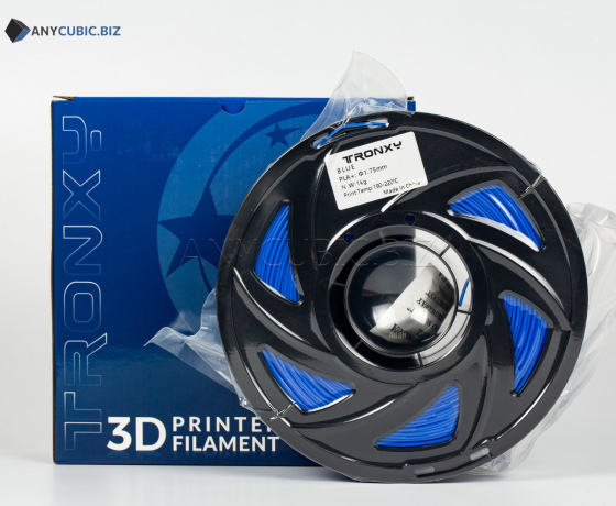 Фото 2 - Pla ПЛА філамент Синій PLA для 3D-друку 1,75 мм 1 кг. Тронксі