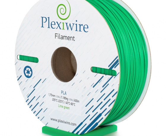 Фото 3 - PLA пластик Plexiwire для 3D принтера салатовий 400м / 1.185кг / 1.75мм