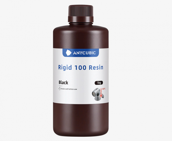 Фото 2 - Фотополімерна смола Anycubic Rigid 100 Resin Чорний