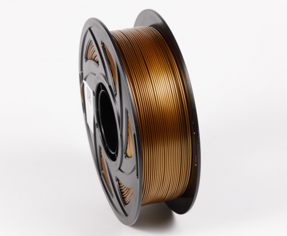 Фото 2 - Мідний Металік PETG пластик для 3D принтера | PETG Filament Metal copper 1кг | 1.75мм | 330м