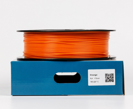 Фото 2 - Помаранчевий PLA пластик для 3D принтера | Pla Orange 1кг | 1.75мм | 330м