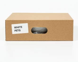 PETG філамент (пластик) для 3D принтера Білий 1кг, 1.75мм, 330м