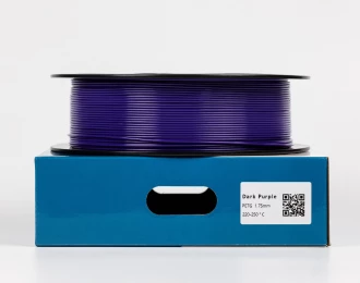 Темно-фіолетовий PETG (ПЕТГ) coPET пластик для 3D принтера | DarkPurple PETG 1кг | 1.75мм | 330м